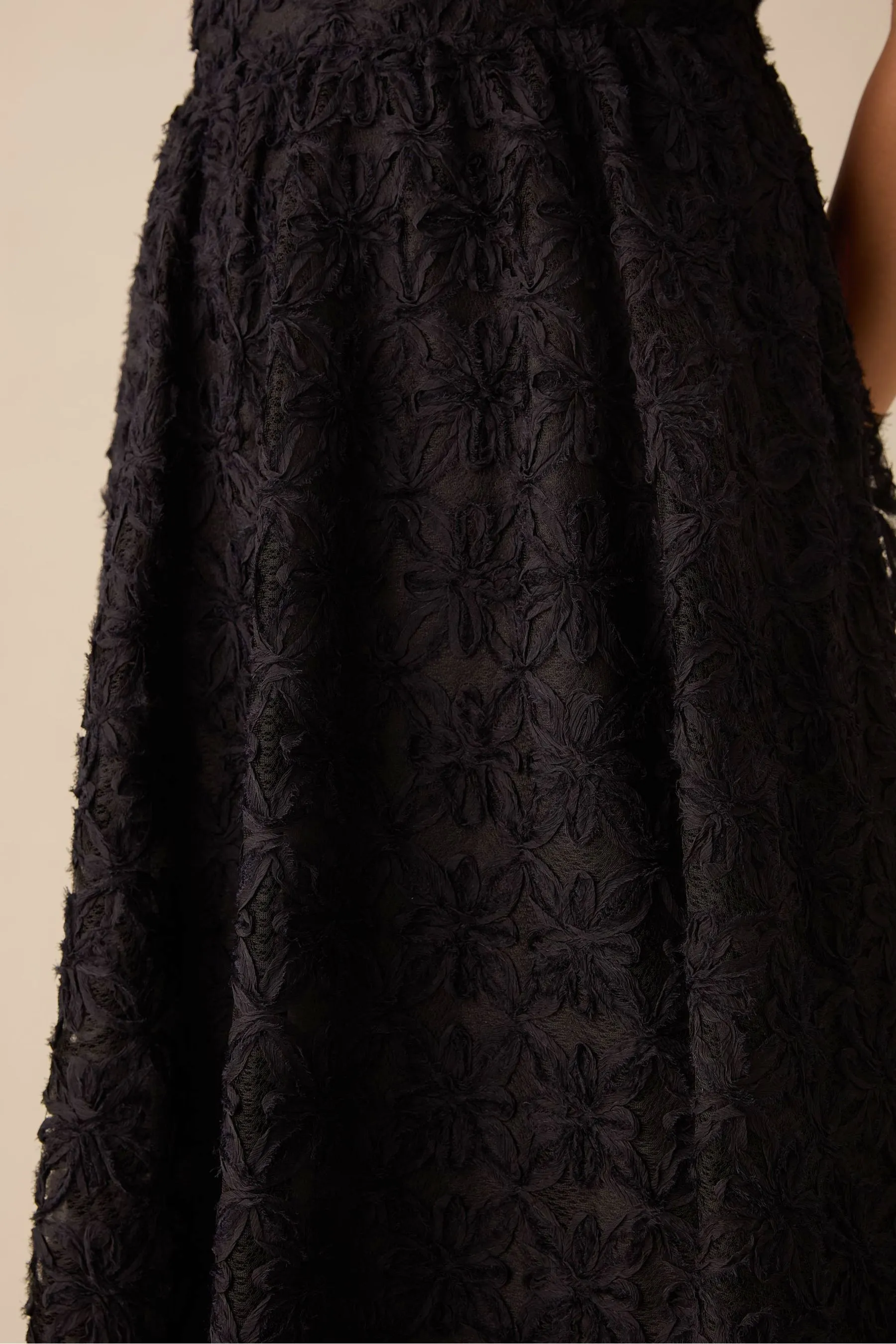 Ro&Zo Celine Applique Black - Abito